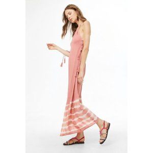 Forever 21 Tie-Dye Lace-Up Maxi Dress